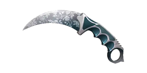 Karambit White Rose